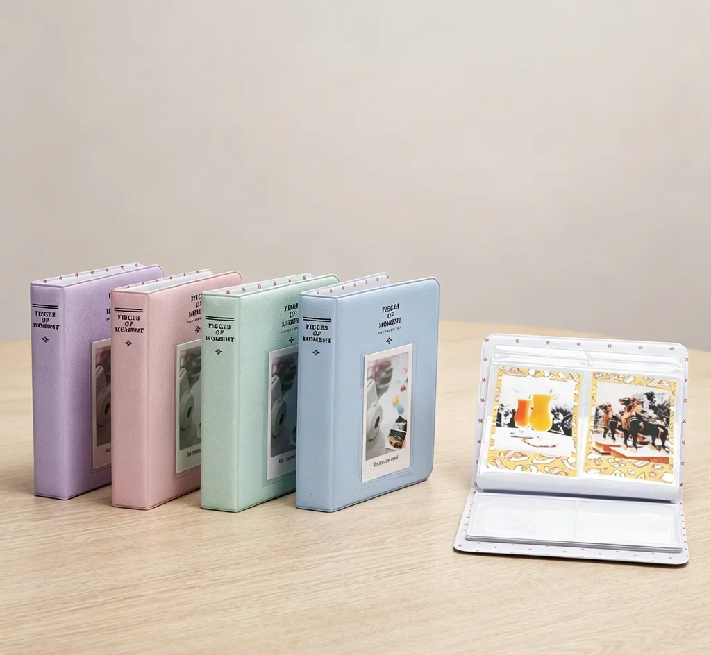 

64 Pockets Photo Album Inch Pictures Storage Case Stamps Tickets Cards Organizer For Fujifilm Instax Mini 12/11/9