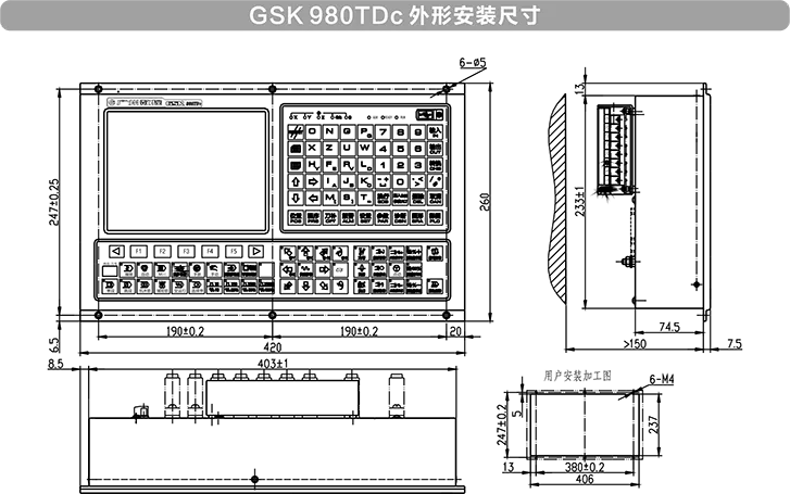 Controlador CNC GSK 980TDc de alta calidad, Kit de sistema de torno de 2-5 ejes, controladores lógicos programables PLC