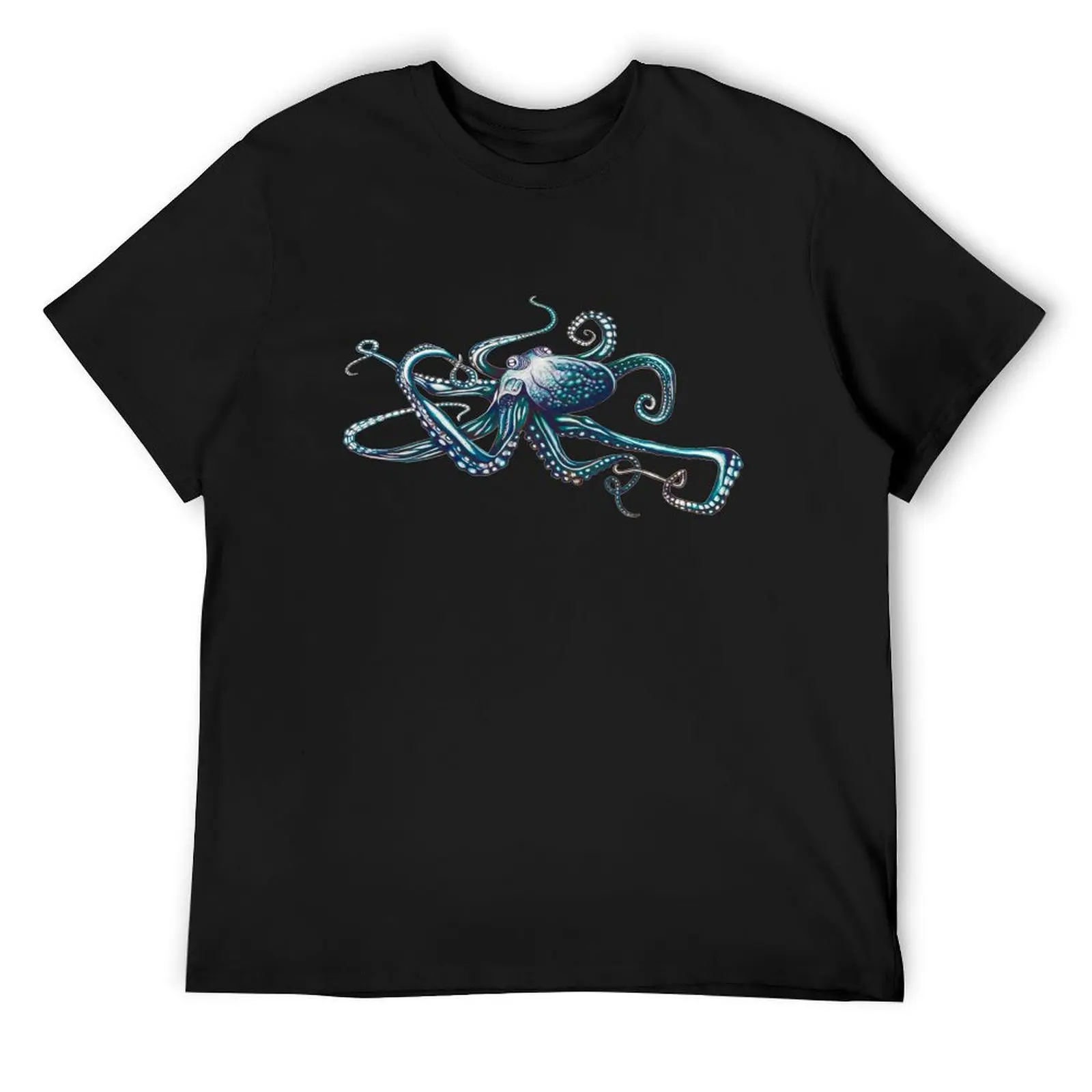 

Octopus T-Shirt blanks sweat man clothes oversized t shirt men