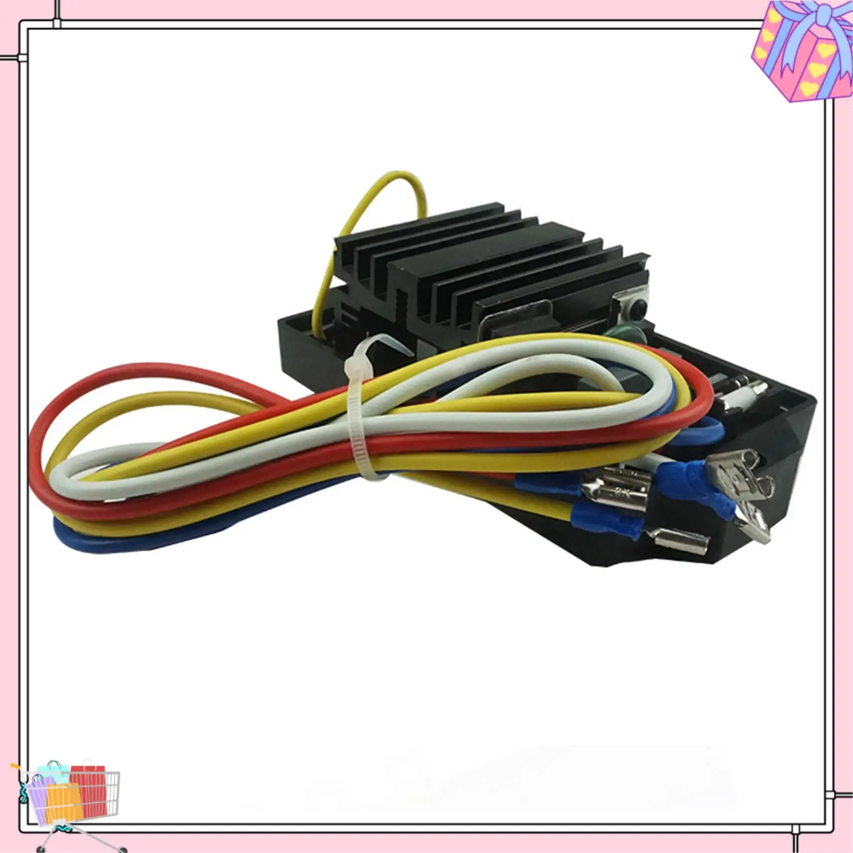 

A77T-AVR-20A Automatic Voltage AVR Generator Voltage Regulator Module Generator (Black,1 Pcs)