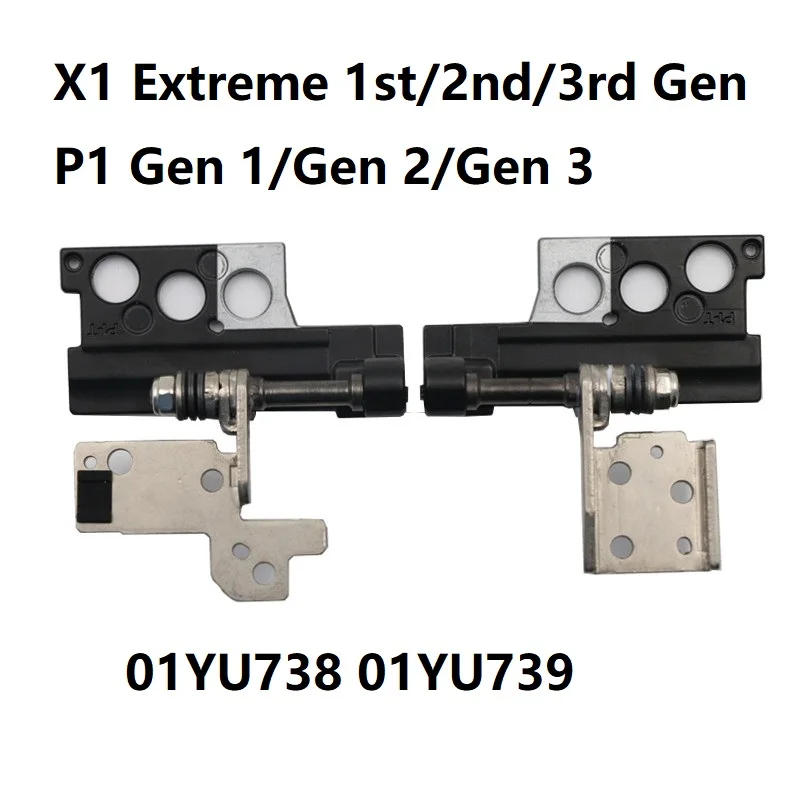 01YU738 01YU739 Laptop LCD Hinge L&R For Lenovo For ThinkPad X1 Extreme 1st/2nd/3rd Gen P1 Gen 1/Gen 2/Gen 3 New