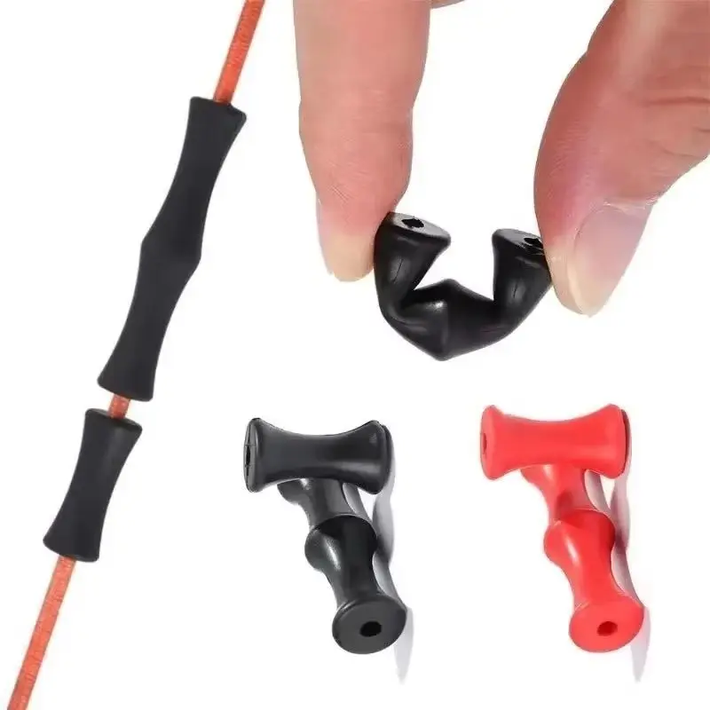 1 Ensemble de protection de cordes de tir à l'arc en silicone souple pour le tir sportif et la chasse, protège-doigts pour cordes de flèches et cordes de tir à l'arc classiques, équipement de protection