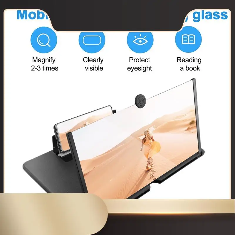 

16 Inch Screen Magnifier Cell Phone Screen Amplifier Pull Out Cell Phone Amplifier Cell Phone Holder Screen Magnifier-N36R