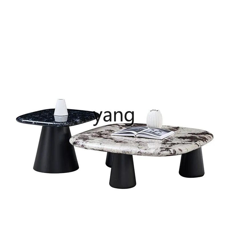 

YHM minimalist marble coffee table living room light luxury high sense
