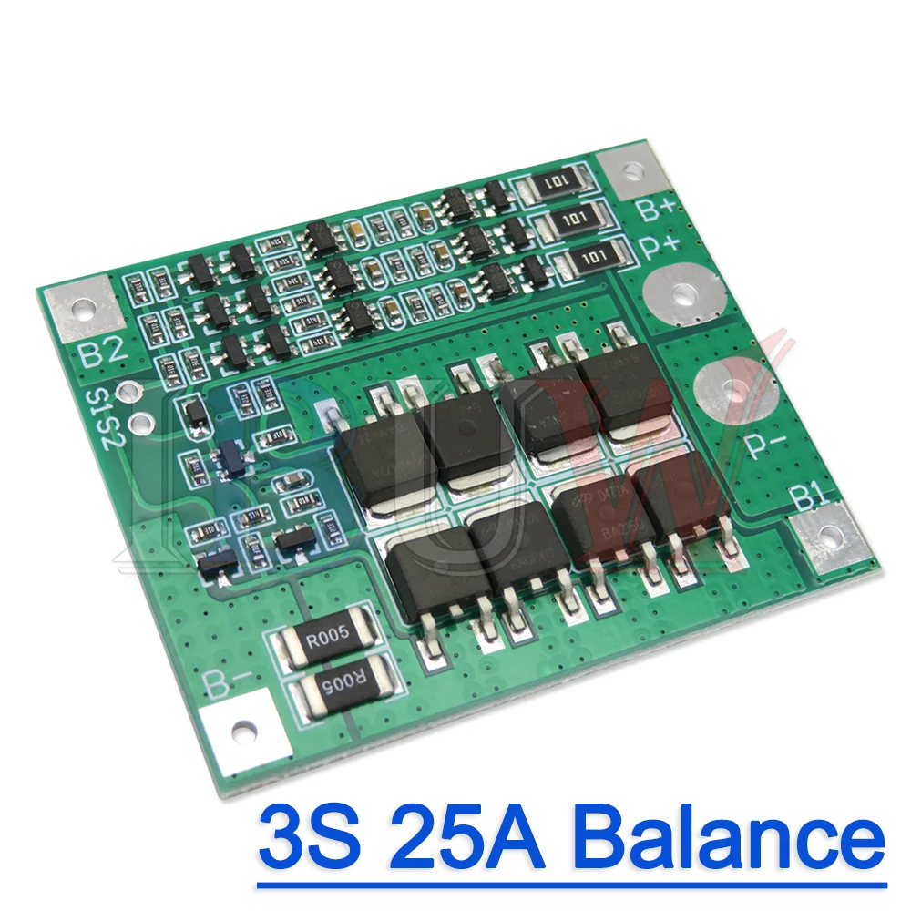 3S 4S 20A 40A 60A Enhance Balance Li-ion Lithium Battery Charger Protection Board 18650 BMS Drill Motor 11.1V 12.6V/14.8V 16.8V