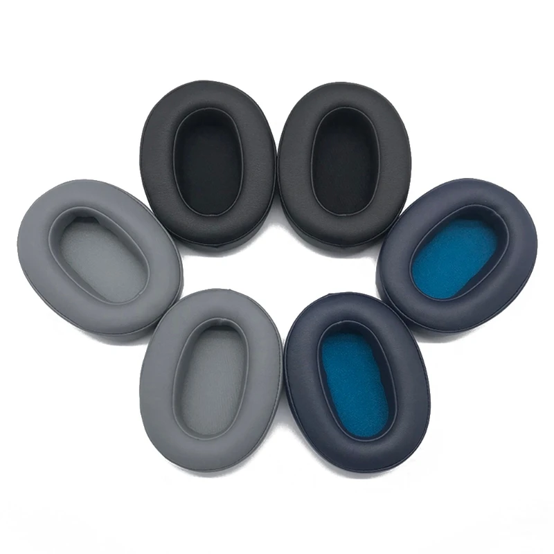 المؤهل استبدال بطانة للأذن الجلدية إصلاح الإسفنج غطاء ل So-ny WH-XB900N إسفنجة لينة وسادة