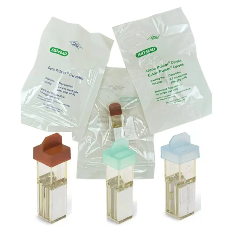 Bio-Rad Compatible Electroporation Cuvettes 0.1cm 0.2cm 0.4cm for Laboratory Cell Transfection Mammalian Stem Cells Protoplast
