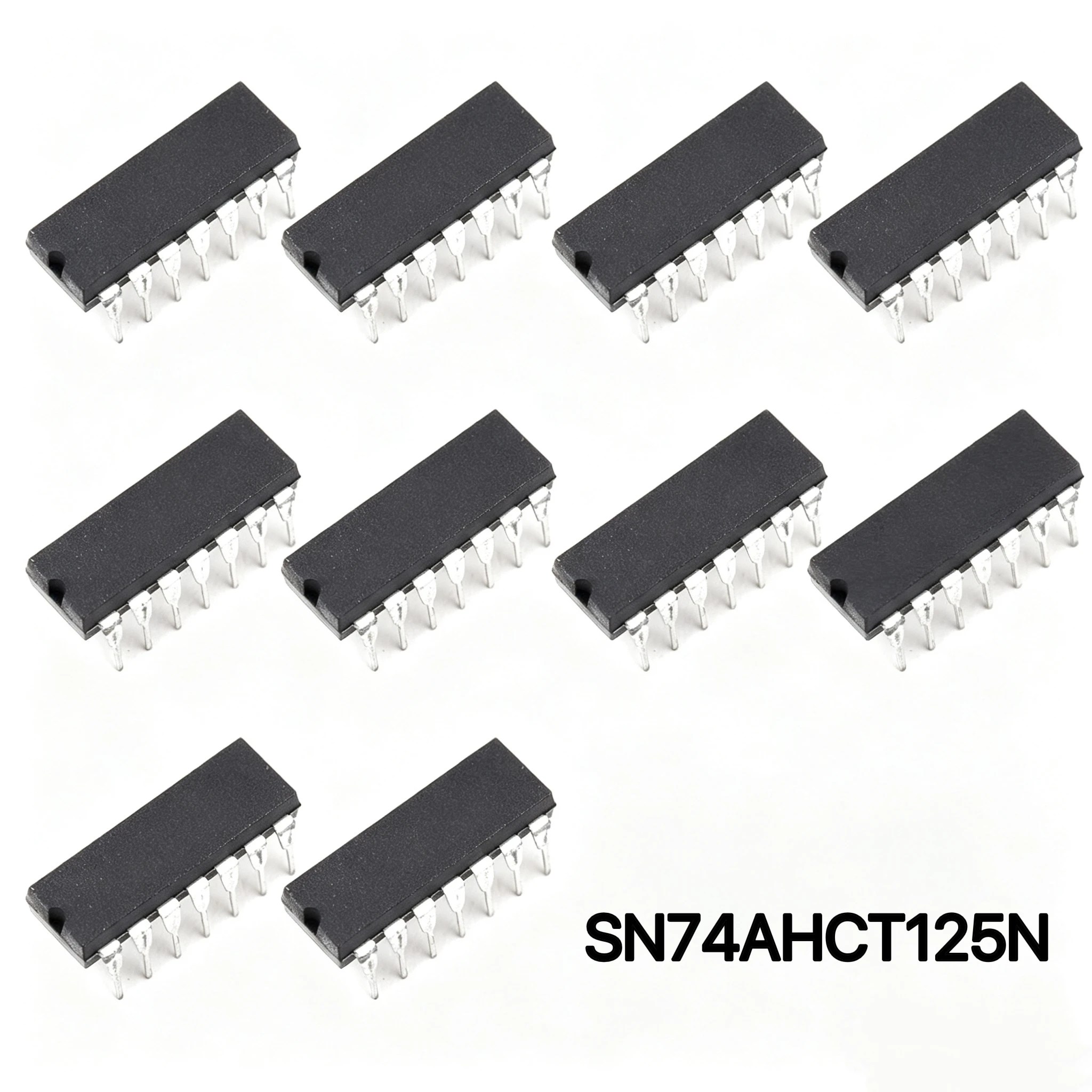 10pcs SN74AHCT125N SN74 Quadruple Bus Buffer Gates with 3-State Outputs IC DIP-14.