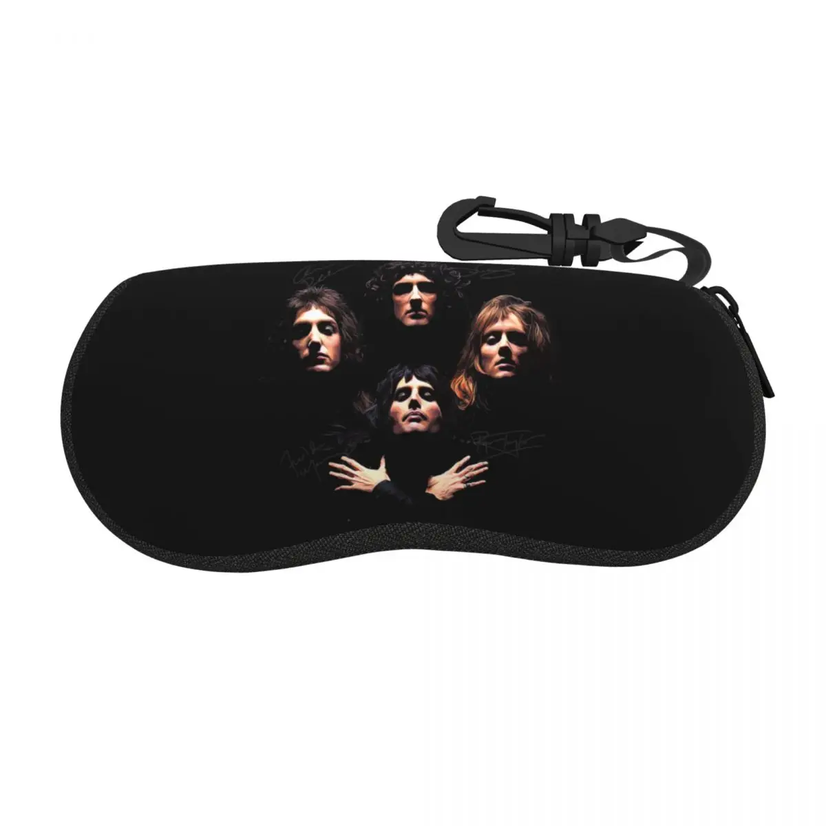 Custom Freddie Mercury Heavy Metal Glasses Case Cool Rock Band Shell Eyeglasses Case Sunglasses Box