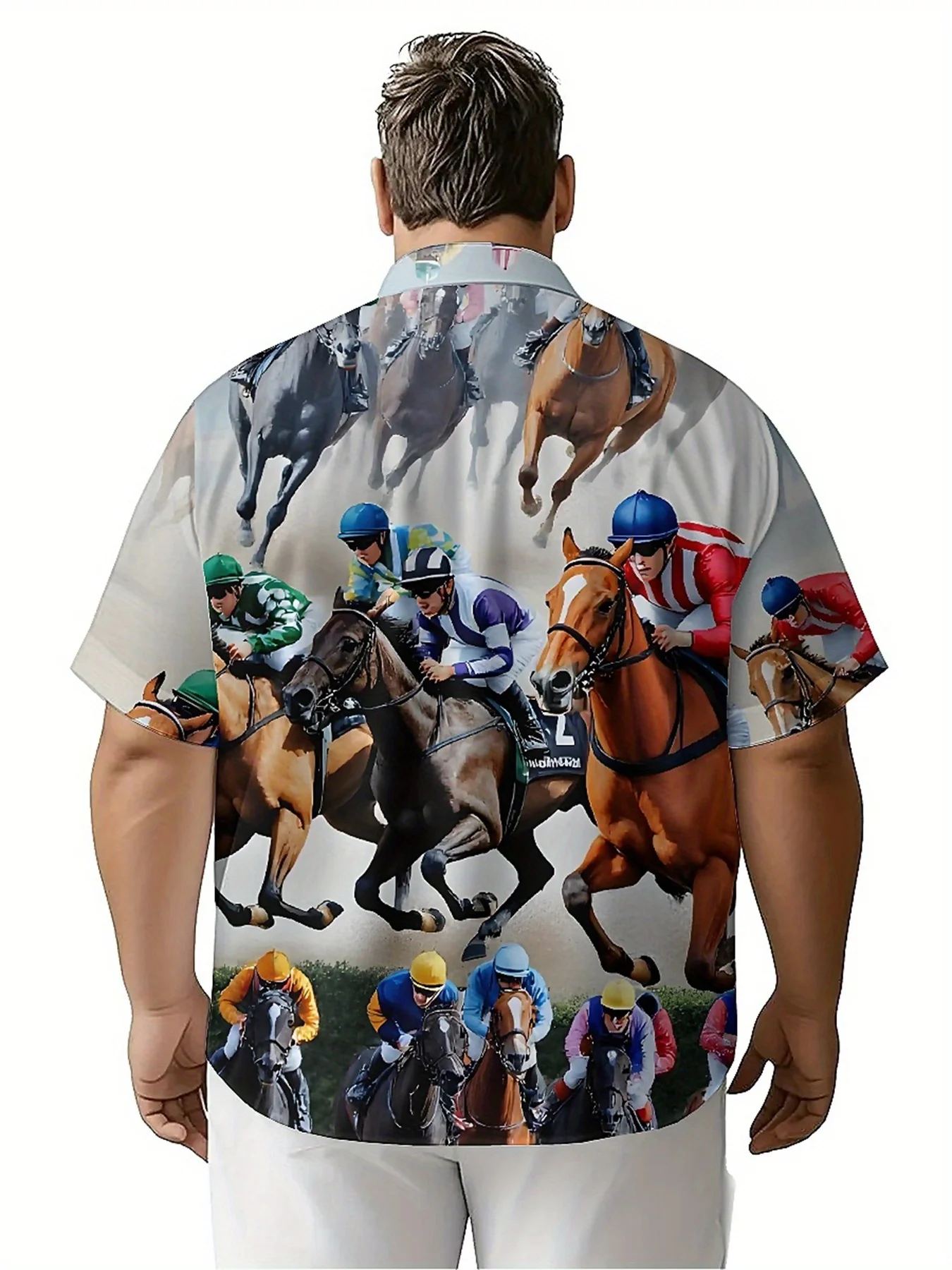 Erkek Büyük Beden Hawaii Gömle - Summer Equestrian Clothing incelemesi ve fiyatı
