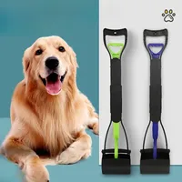 Pet Cleaner Foldable Long Handle 70cm Dog Clip Pet Cleaning Products Cat and Dog Feces Clip Indoor and Outdoor Portable Device