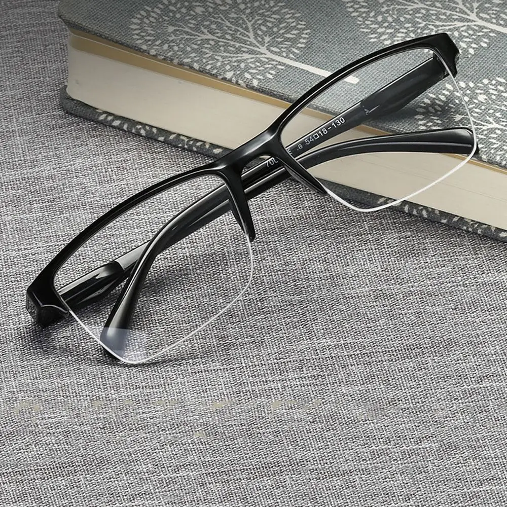 Ultralight Square Half Frame Reading Glasses Women Men Retro Clear Presbyopic Glasses Fashion Magnifying Eyewear Gafas Lectura