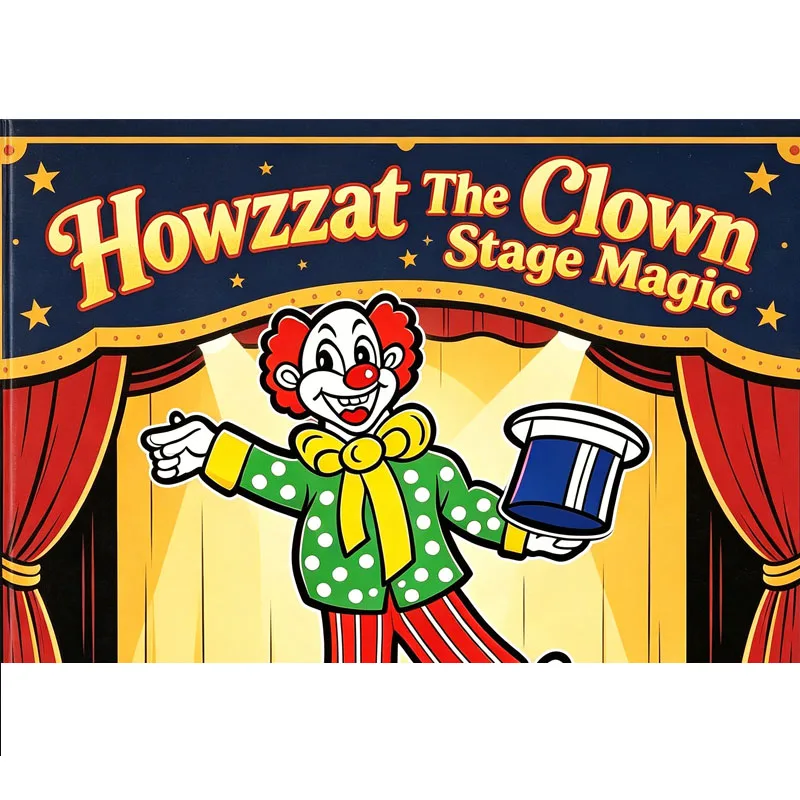 Howzzat The Clown Stage Magic Tricks Magia Shows Magician Professional Gimmicks Street Close Up Bar Props Mentalism