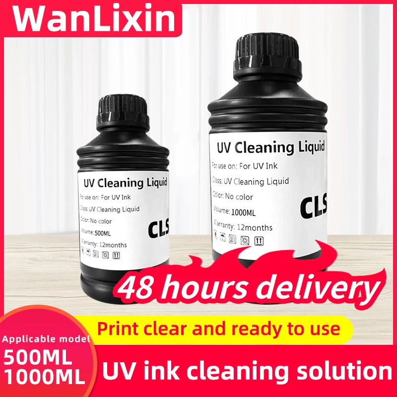 

1000 мл УФ-очищающая жидкость для Epson Roland Mimaki Ricoh Konica, УФ-модифицированная чистящая жидкость для принтера, УФ-раствор для чистки печатающей головки