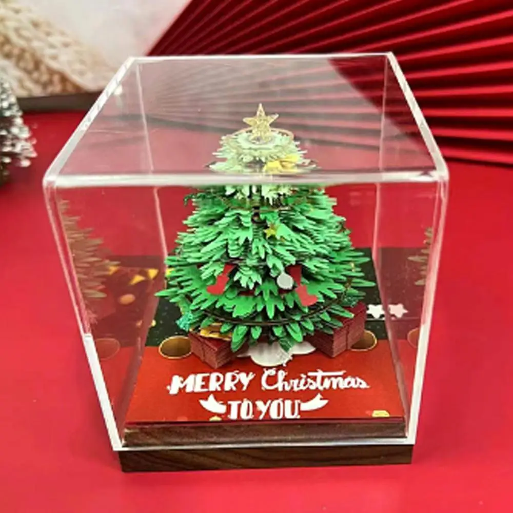 2026 ثلاثية الأبعاد شجرة عيد الميلاد التقويم مذكرة الوسادة التقويم المسيل للدموع بعيدا ورقة نحت الفن لتقوم بها بنفسك لزجة ملاحظة سطح المكتب ديكور للعام الجديد Gi Z8Y9