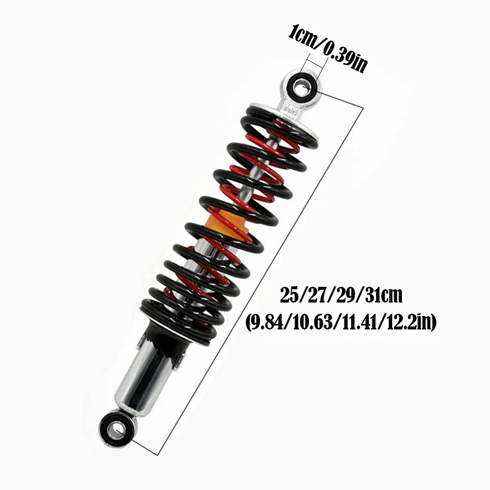 1PC Motorcycle Rear Shock Absorbers Universal High Performance Spring Rear Shocks 25/27/29/31cm For Scooter Electric Bicycle