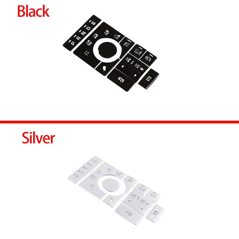 Center Console Terrain Mode Adjustment Button Sequin Decoration Sticker Car Accessories for Land Rover Range Rover Vogue 2015-16