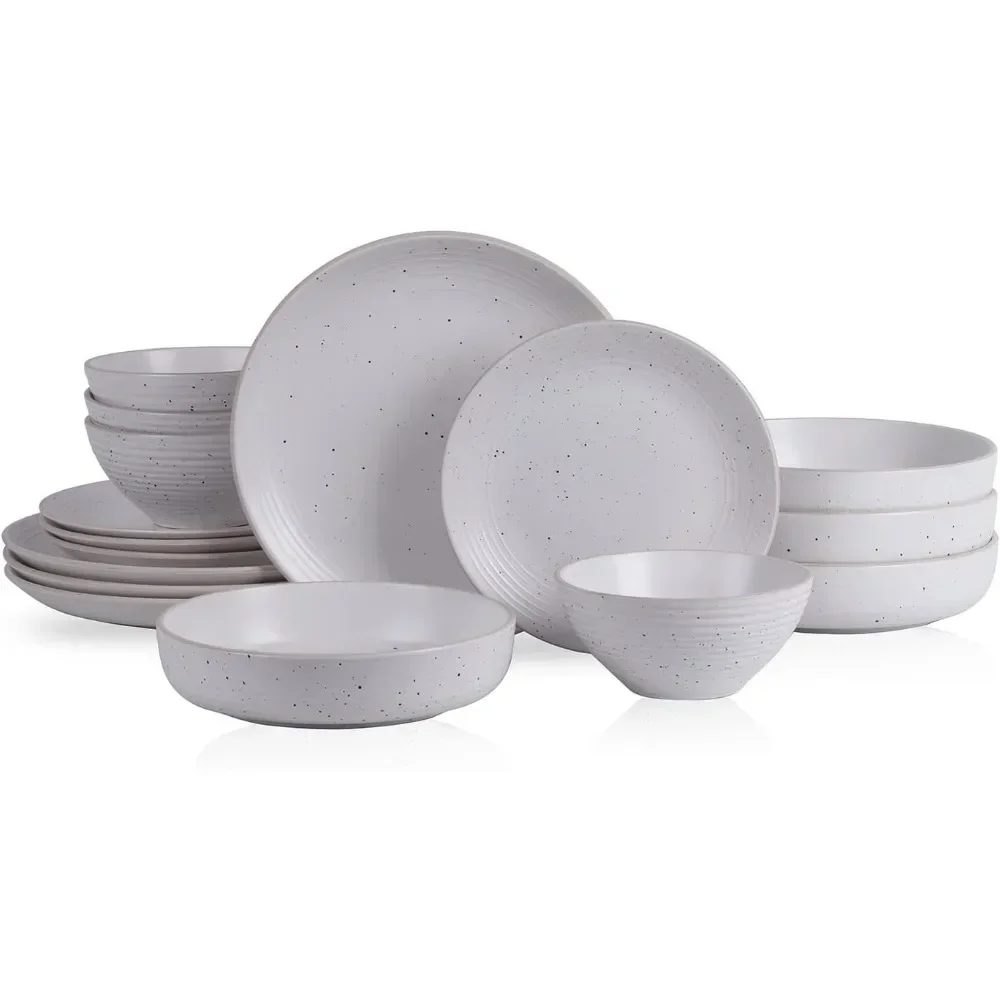 

Round Dinnerware Set, Set of 32 Piece, Can Dine, Cut and Wash with Less Worry, Free Shipping Dinner Set Plates and Dishes