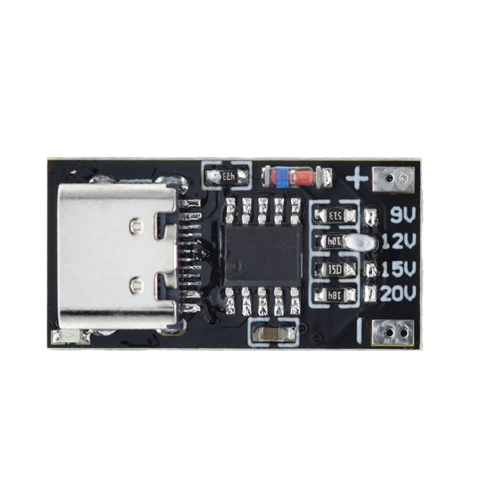 PD/QC/AFC Type-C Decoy Board USB Boost Module 9V 12V 15V 20V Fast Charging Voltage Protocol Trigger Board PPS/QC4+ QC3.0/2.0