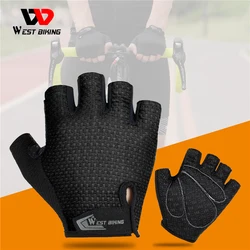 WEST BIKING Cycling Gloves Anti-slip Breathable Summer Half Finger Gloves Men Women Outdoor Sports Running MTB Road Bike Gloves