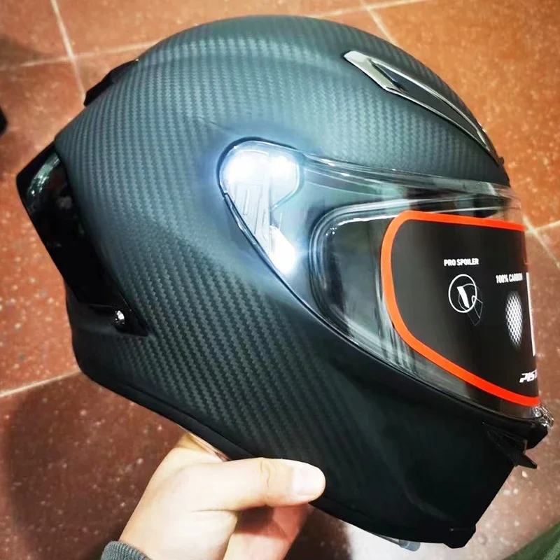 PISTA GPRR High Strength Carbon Fibre Full Face Helmet,For Motorcycle Racing And Road Cruising Motorcycle Protective Helmet