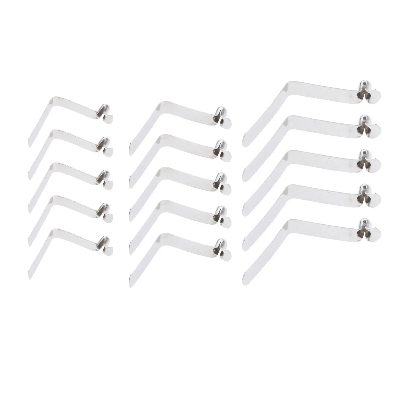 5 Pieces Tent Pole Spring Snap Clip Single Pin Accresories Clips for Camping