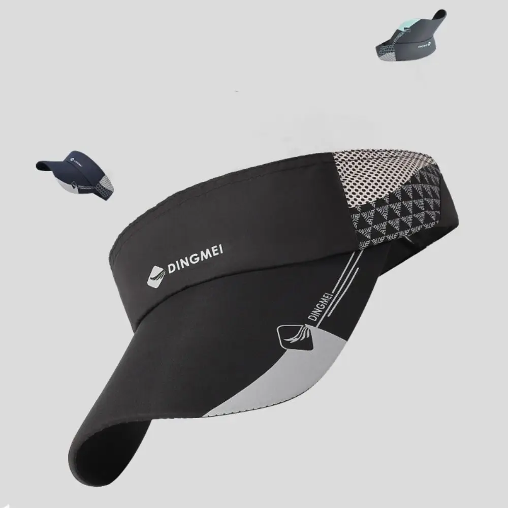 Summer Empty Top Sun Hat Breathable Adjustable Baseball Cap Long Brim Anti-UV Tennis Hat Cycling