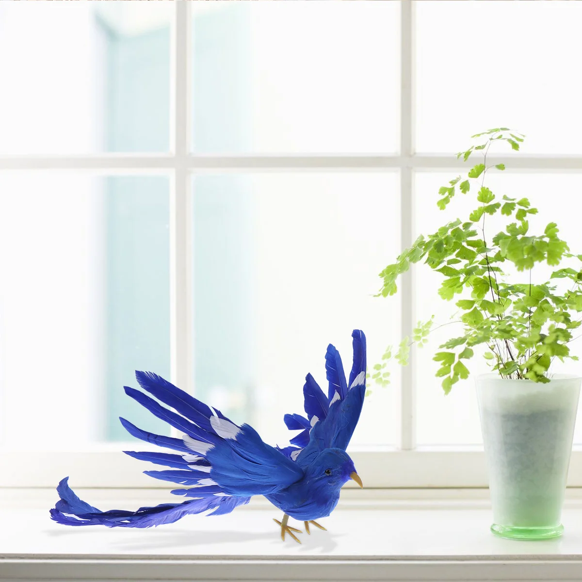 

Bird Nest 18-32Cm Spread Wings Realistic Animal For Home Office Desk Garden Decoration Bird Craft Lively Statue Garden