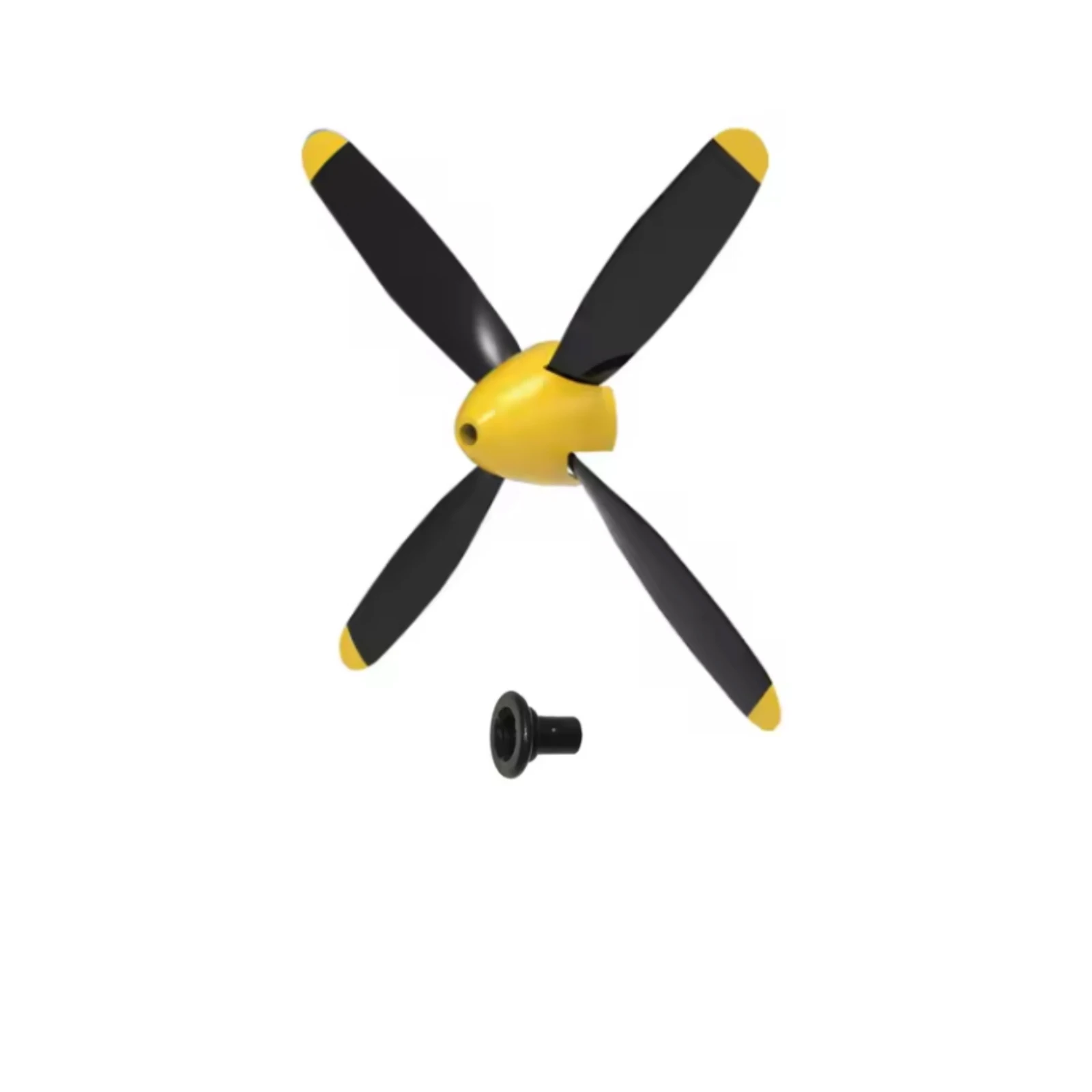 Volantex New 4 Blades Propeller，Saver and Adapter Spare Parts，for 400mm 761-5V2 761-8V2 761-9 761-11 761-12 761-13 RC Plane