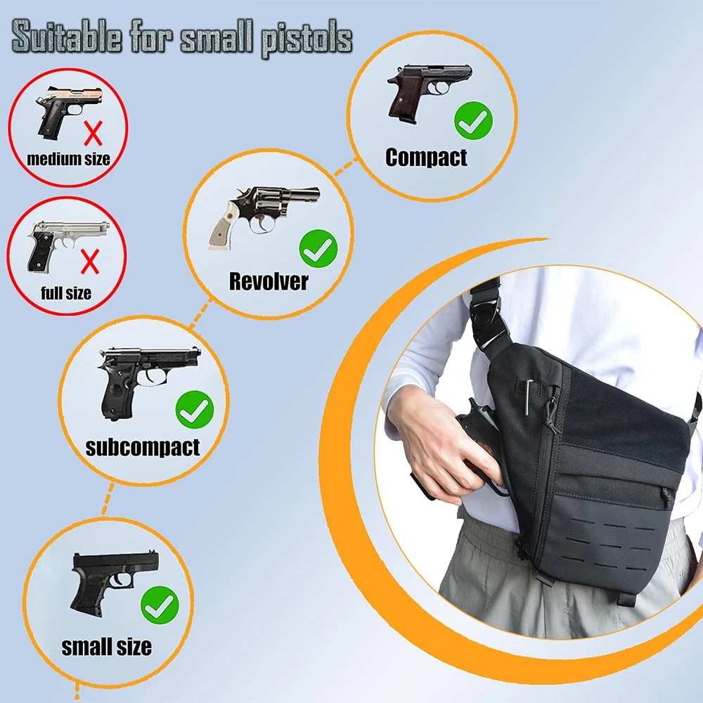 Tactical Bag Concealed Gun Bag - Edc Concealed Carry Backpack 评论和价格