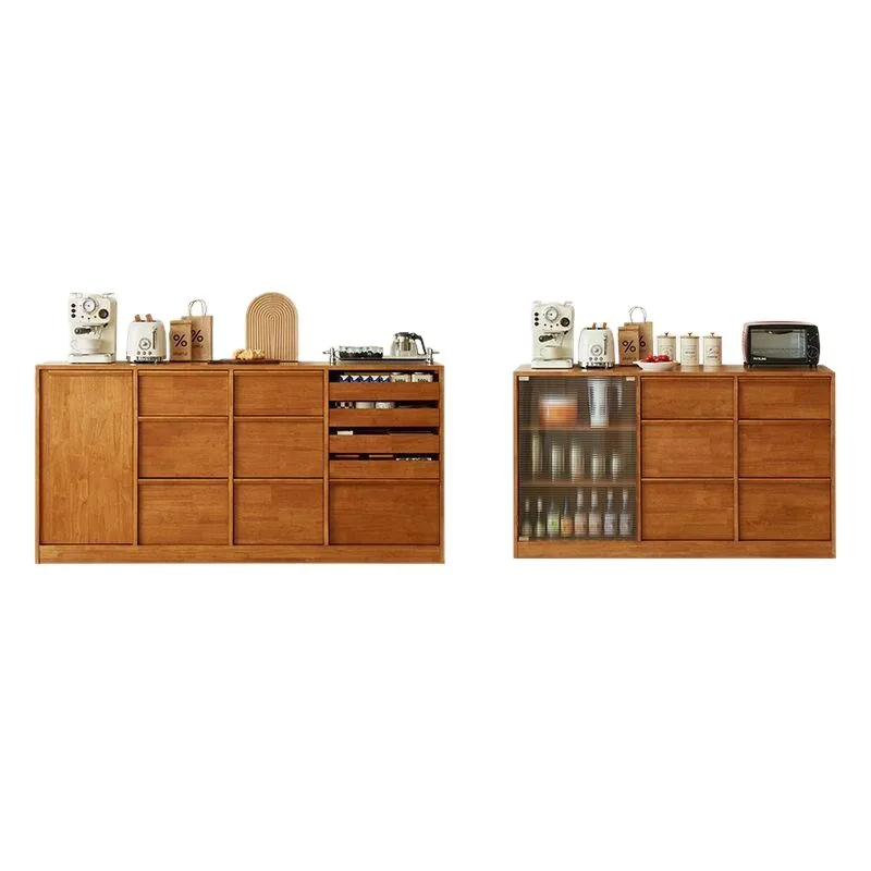 

Solid wood dining side tea living room locker coffee wall locker household antique