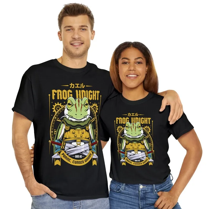 Glenn Frog Knight T-shirt - Chrono Trigger Video Game Shirt - Crono, Marle, Robo, Lucca - Chrono Chross Gaming Tee