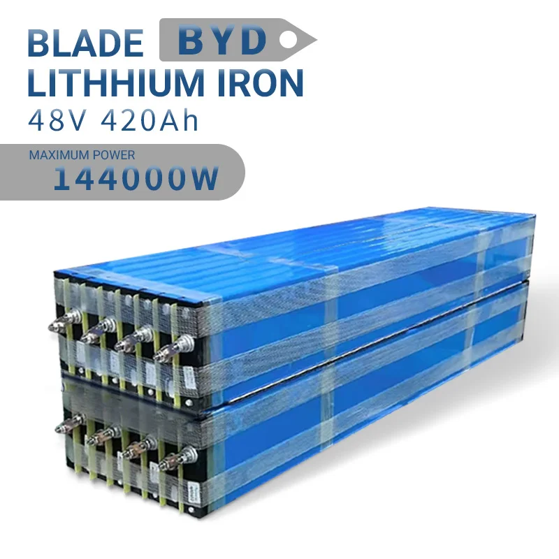 BYD Blade 16S 400ah 420ah Finished Battery 12V 24V 51.2V 60V 48 Volt Lithium Ion Battery 48v Lifepo4 Battery Packs