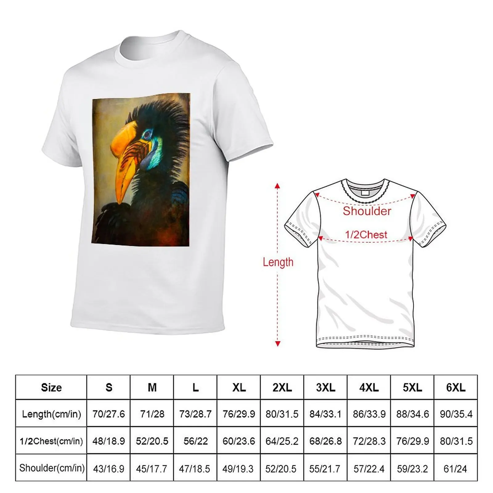 Finer Feathered Friends: Red-knobbed Hornbill T-Shirt essential t shirt t shirts for man graphic tees T-Shirt