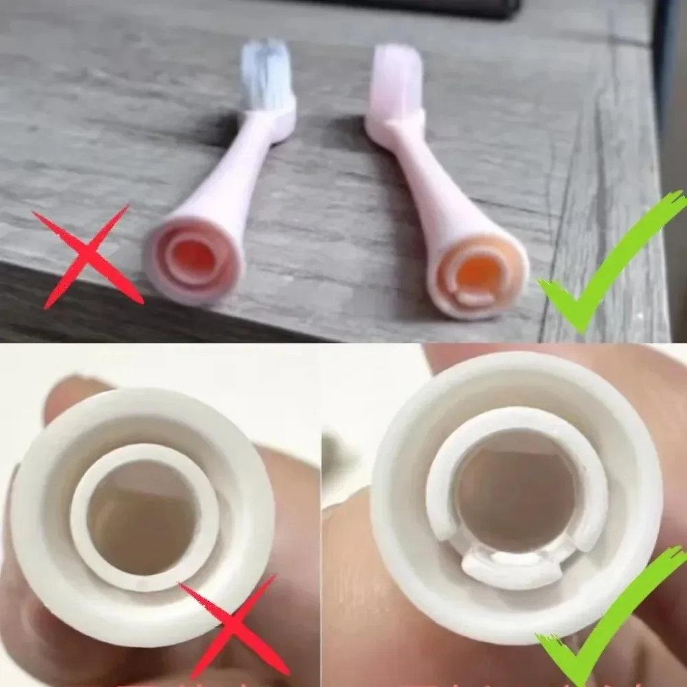 X-3 Toothbrush Replacement X3 Heads For X.Q.M.Q X-3/ZD-X3/ZV80 Sonic Electric Toothbrush Soft DuPont Bristles Nozzles