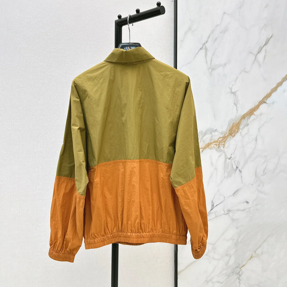 High quality 2026 new women's contrasting bow collar top, paired with vintage patchwork long sleeved shirt and bubble-hb710