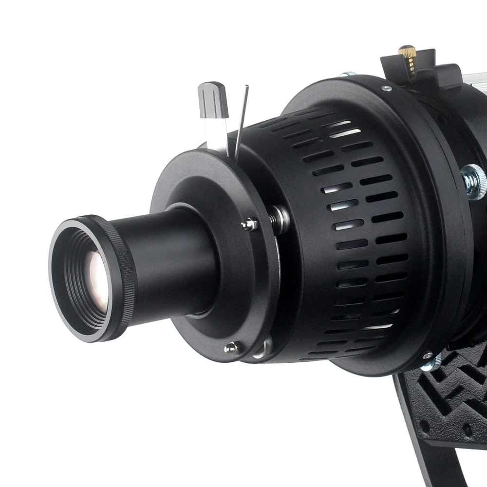 Fotografia metalowa przesłona przysłony uchwyt Gobo regulowany pierścień przysłony dla Studio Strobe optyczny Snoot stożkowy Focalize skraplacz