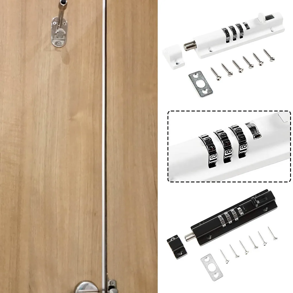 Imagem -04 - Porta e Janela Senha Trava de Substituição Sala Banheiro Keyless Parafuso Montado 3-digit Code Lock Furniture