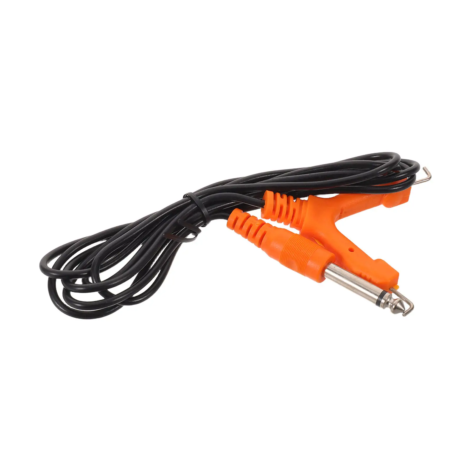 Tattoo Clip Cord Silicone Power Supply Wire Long 6.35mm 2 Pin Stereo Adapter Cable Professional Tattoo Equipment