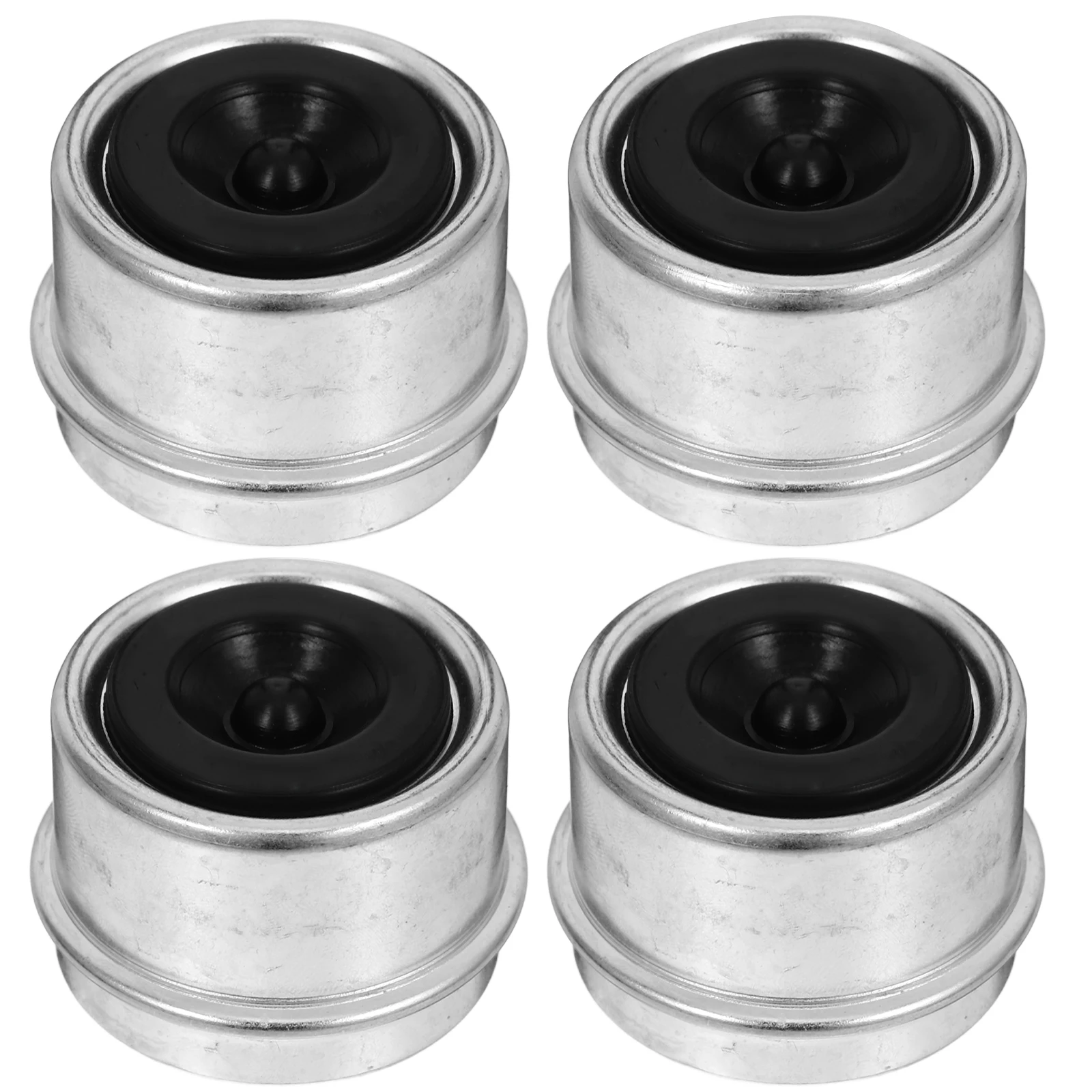

4Pcs Trailer Dust Cap Bearing Hub Grease Cap Long-Lasting Protection for Trailer Wheel Bearings and Axle Replacement
