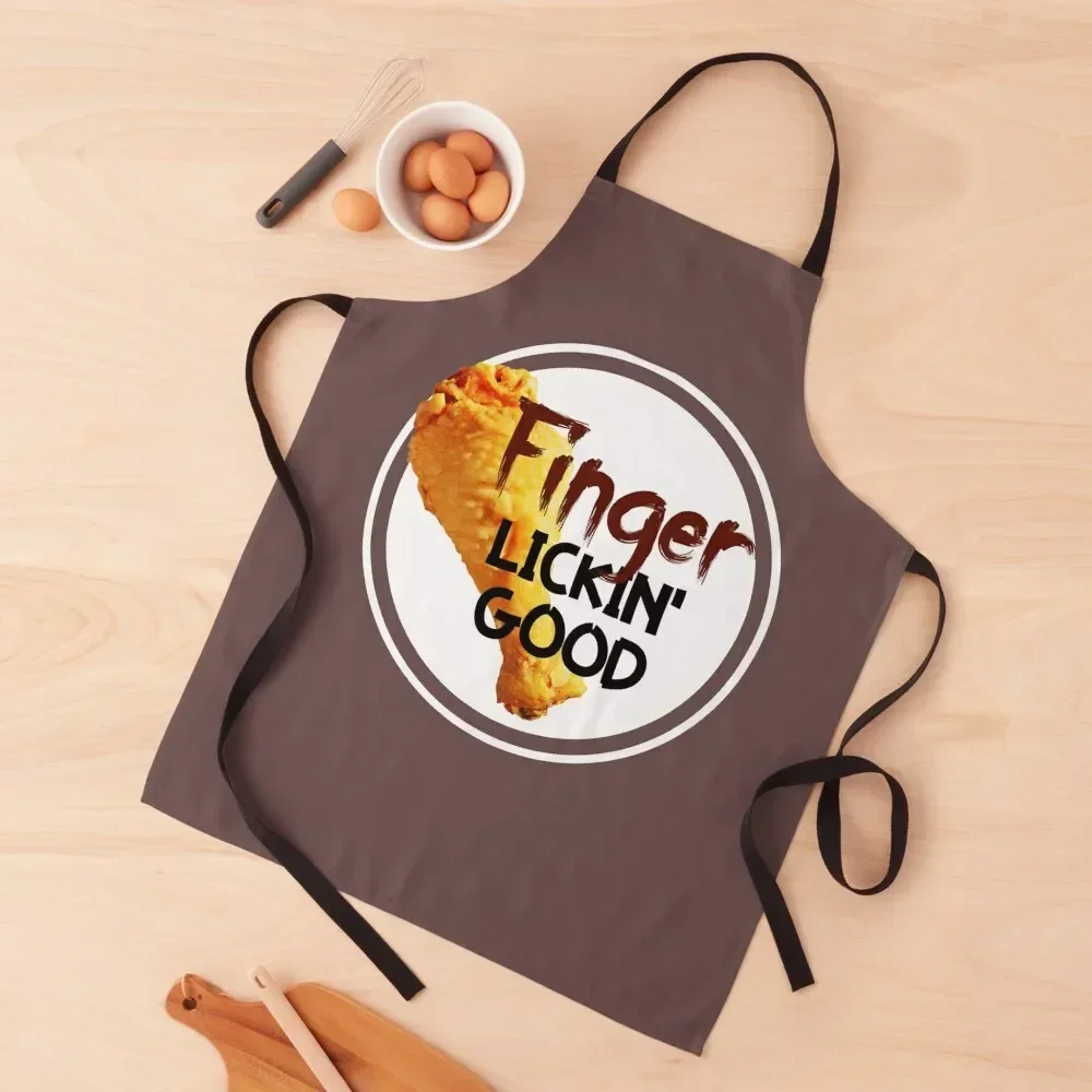 

Finger Lickin' Good Apron For Cooking kitchen gadgets Trim Cloth Apron