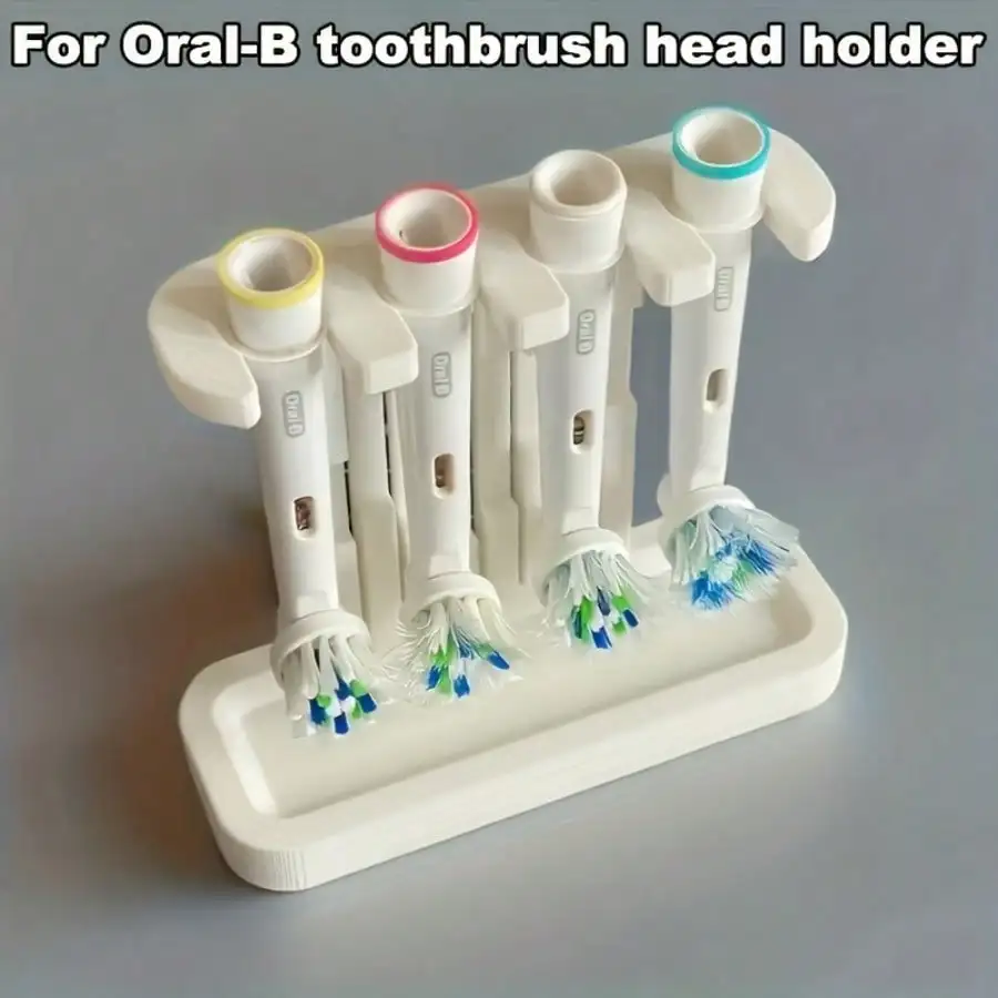Toothbrush Drain Rack, Toothbrush Storage Divider, 3D Printing Portable Simple Bracket Decoration Supplies, Suitable for Oule - Detail 1