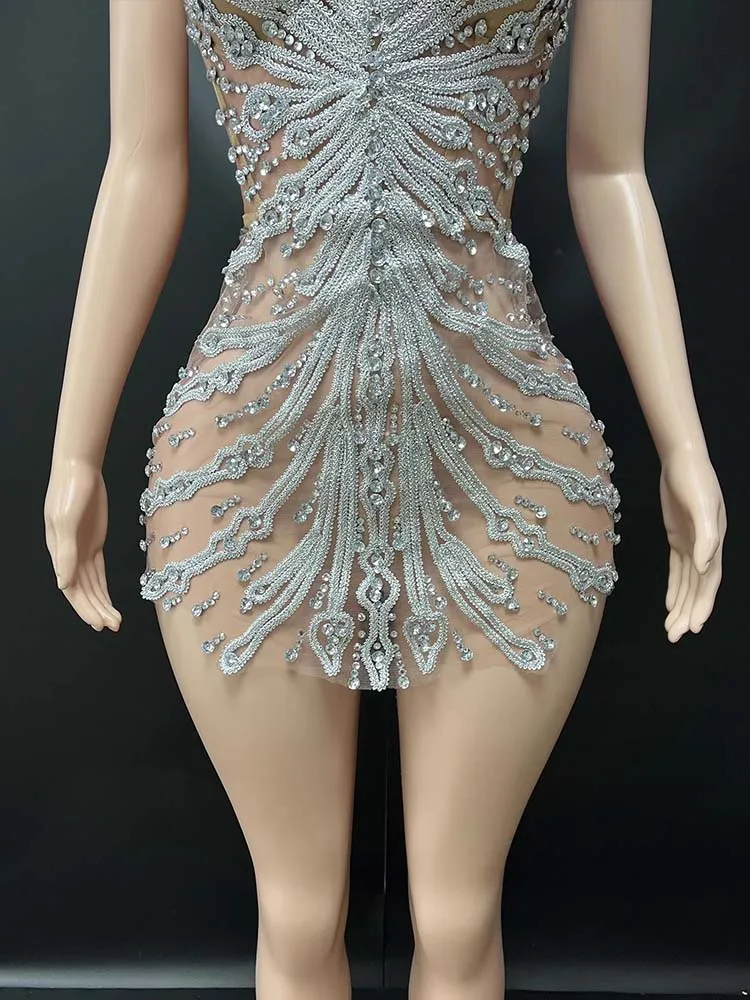 Alta qualidade estampagem quente sexy peito envolto vestido 2025 nova moda roupas femininas personalizadas