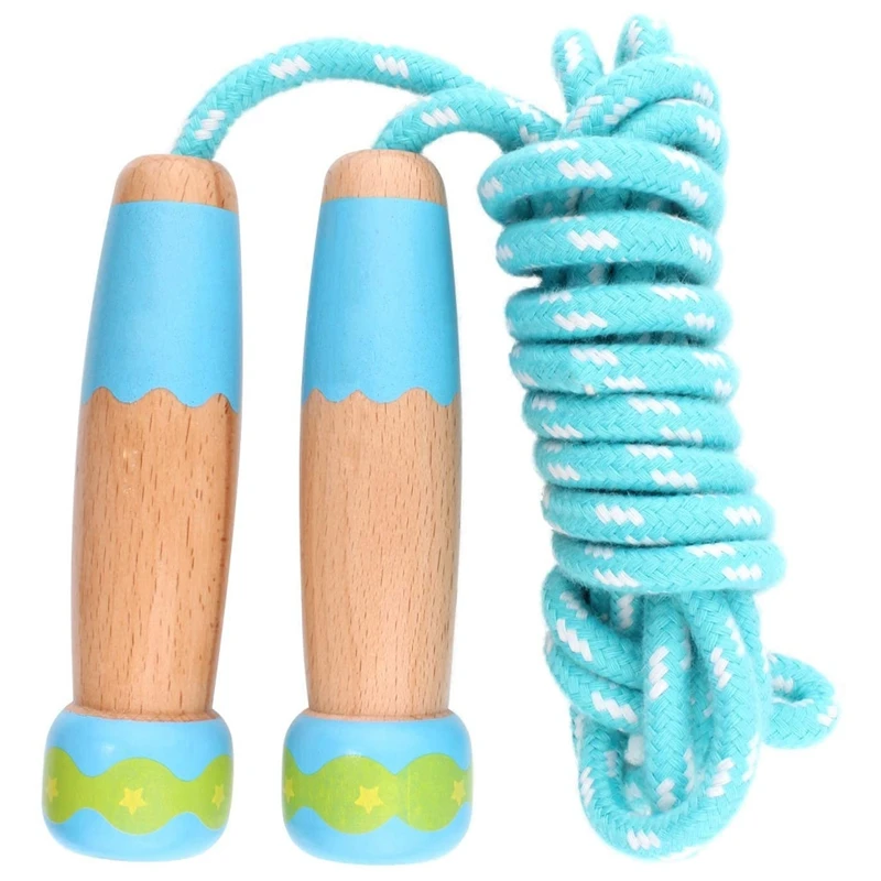 Jump Rope Kids,Adjustable Cotton Braided Fitness Skipping Rope Best For Boys And Girls Fitness Training/Exercise