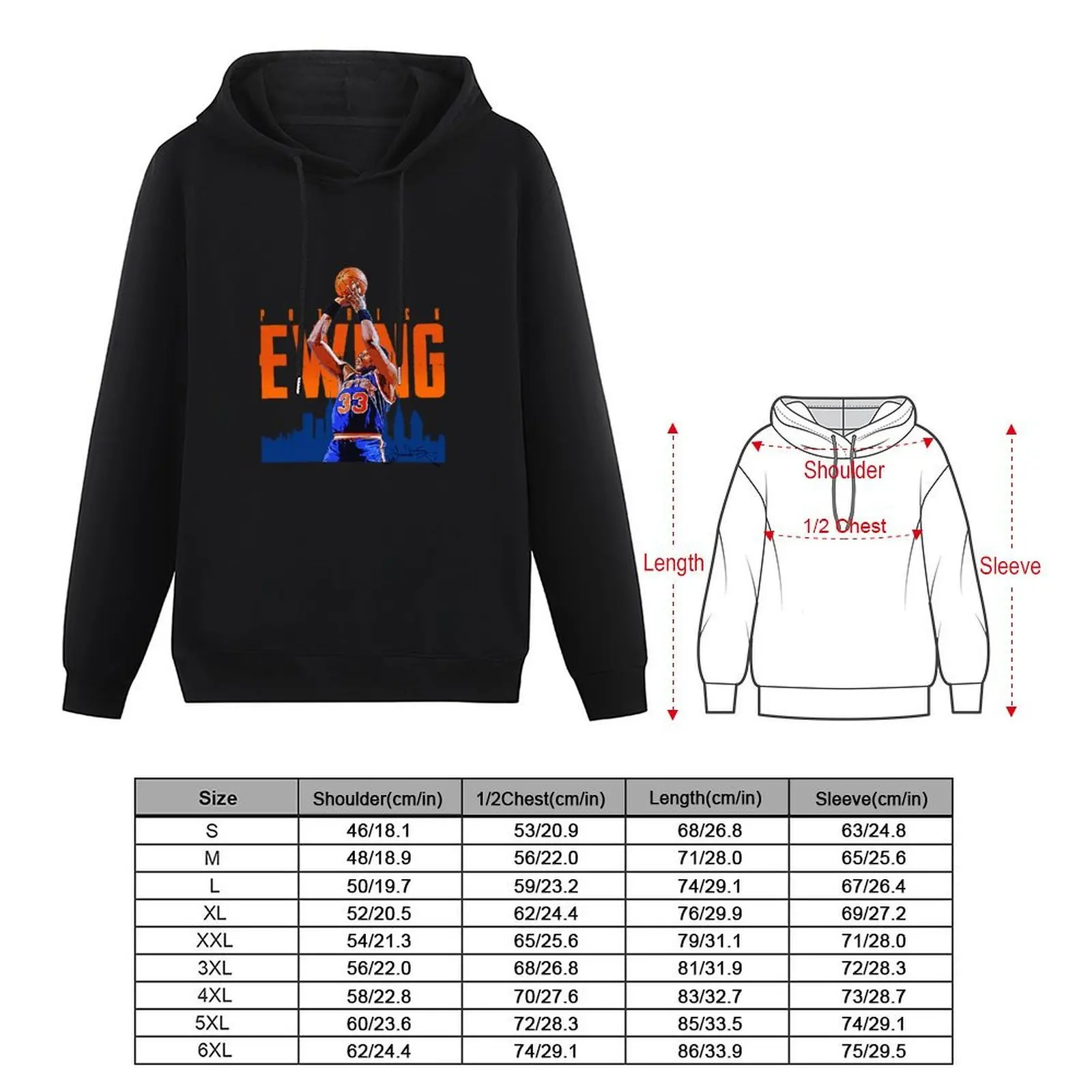 Patrick Ewing Hoodie blouse men wear men clothes korean autumn clothes men's hoodies