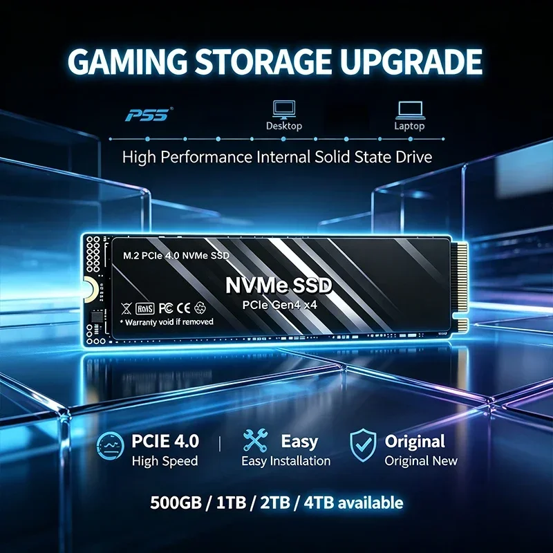 SSD NVMe 1TB 500GB 1TB 2TB M.2 2280 PCIe 3.0x4 Unidades de Estado Sólido Internas para Laptop e Desktop