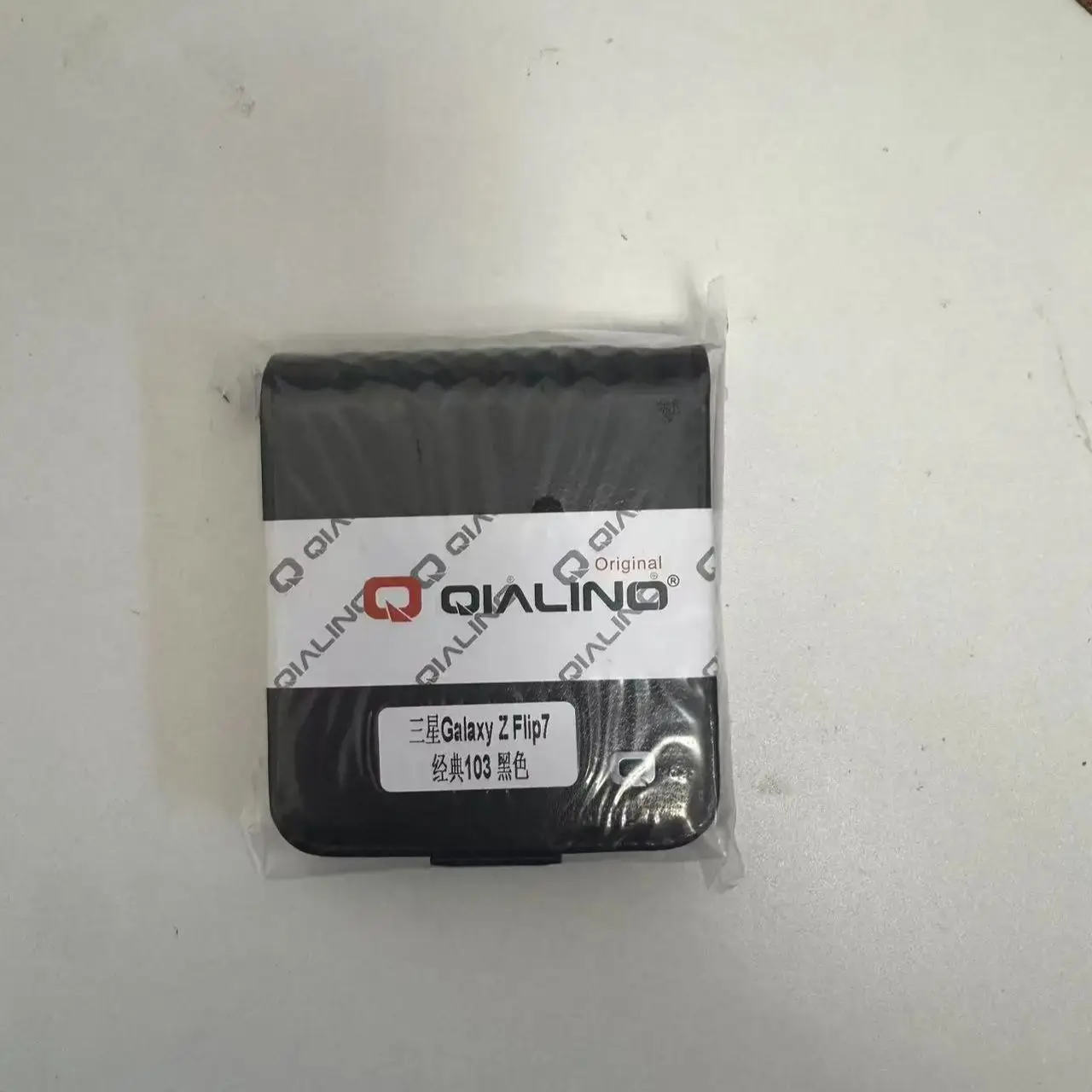 

Чехол Qialino из натуральной кожи для телефона Samsung Galaxy Flip 7 6 5 Flip7 Flip6, модный роскошный чехол в деловом стиле с отделениями для карт