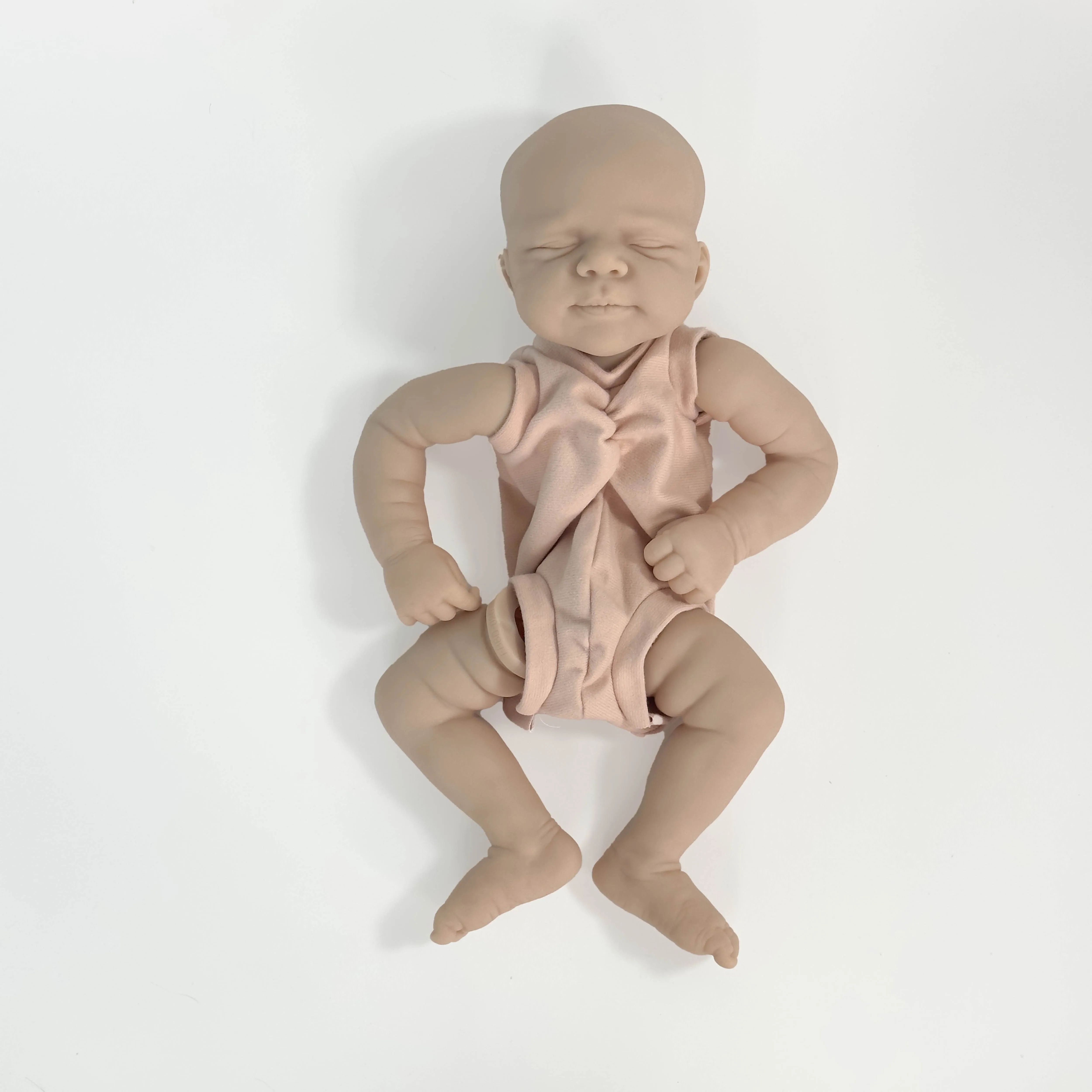 NPK 19inch Newborn Baby Reborn Doll Kit Baby Pascale Lifelike Soft Touch Fresh color Unfinished Doll Parts