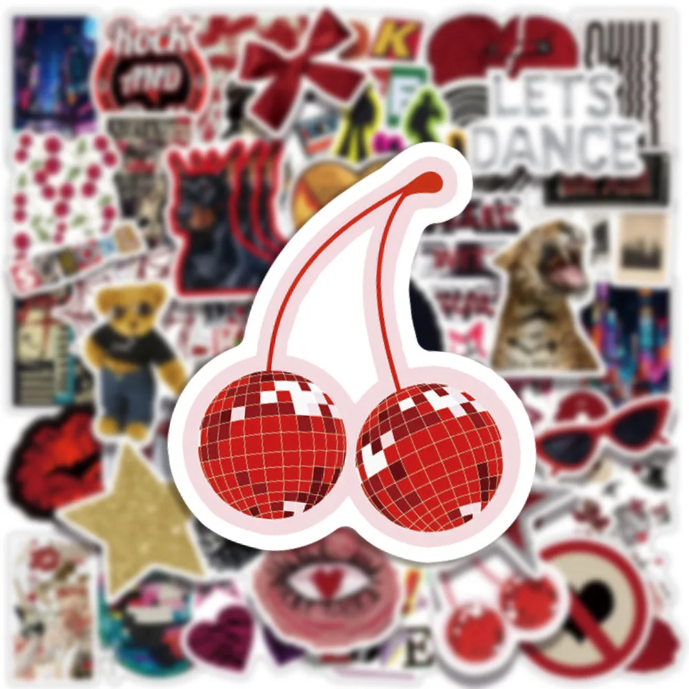 10/50PCS Downtown Y2K Girls Stickers Cartoon DIY Decoration Kids Toys Girl Gift Graffiti Decals Laptop Phone Guitar Car Bike Toy