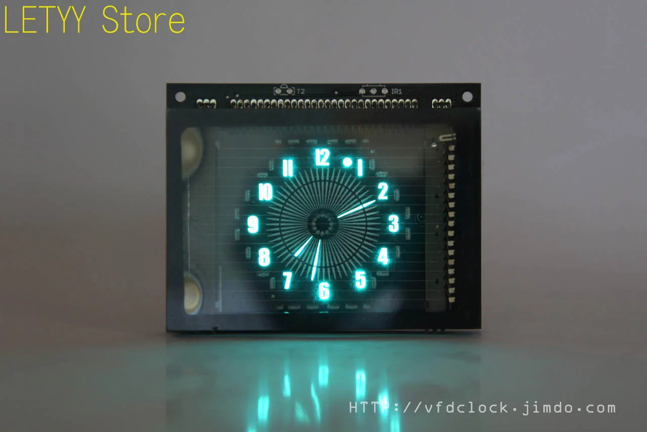 

BOE VFD48 Disc Pointer Clock V1.5- Fluorescent Electronic Clock - No Shell USB Powered